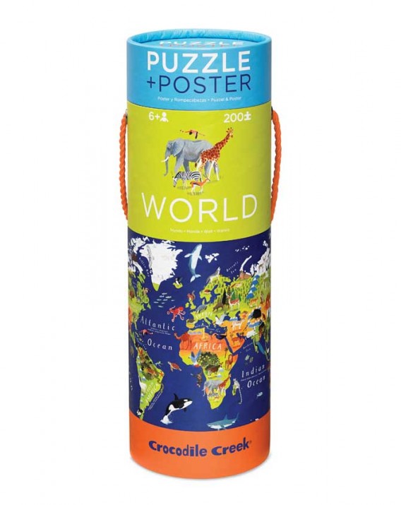 puzzle-200-poster-mapamundi-animales